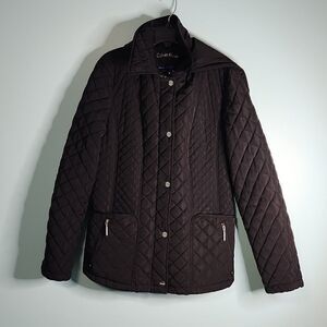 Calvin Klein Diamond Quilted Jacket Removable Hood Breathable Size Small…
Lot L